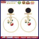 Fashion Women Circle Dangle Ear Stud Christmas Earrings Jewelry Gift (2)
