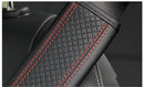 2pcs Car Seat Belt Pads Harness Cushioned Safety Shoulder Strap Cover Black/Red