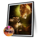 Diamond Painting Lion Full Round Drill Picture of Rhinestone DIY Drawing Kits