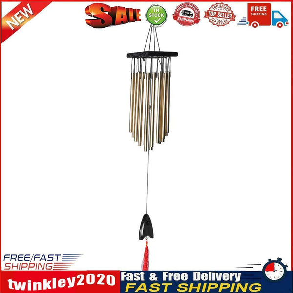 Outdoor Living Wind Chimes Yard Garden Tubes Bells Copper 16 Tubes Newly
