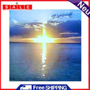 5D DIY Diamond Painting Lake Sunrise Full Drill Rhinestone Mosaic Art Picture