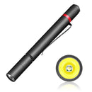 Portable Pen Light Keychain Mini Flashlight Pocket XPE LED Hand Torch (L) Newly