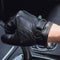 Winter Warm Men Accessories Touch Screen Leather Gloves Full Finger Mittens