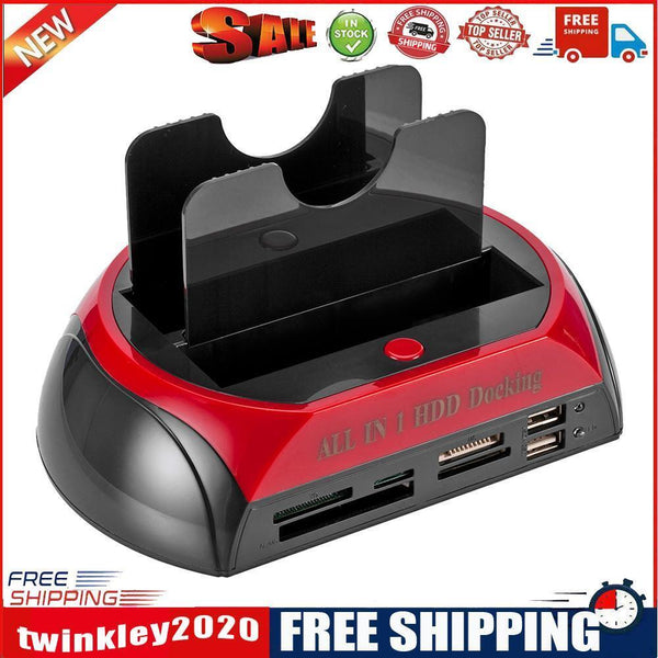 Double Dock HDD Docking Station 2.5inch 3.5inch SATA IDE Hub Enclosure Box