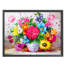Flowers Cross Stitch Embroidery Kits DIY 11CT Stamped Picture Needlework Arts