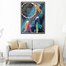 5D DIY Full Drill Diamond Painting Dreamcatcher Embroidery Kit Living Room Decor