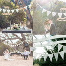 12 Flags 3.2m Tropical Flower Flags Pennant Wedding Birthday Party Decor Newly