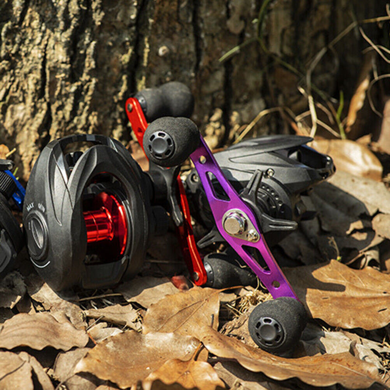 Low Profile Baitcasting Fishing Reel 8kg Drag 6.3/1 Magnetic Brake Fishing