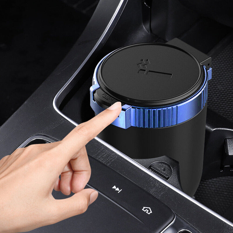 Portable LED Light Car Ashtray Universal Auto Styling Cigarette Cylinder Ho