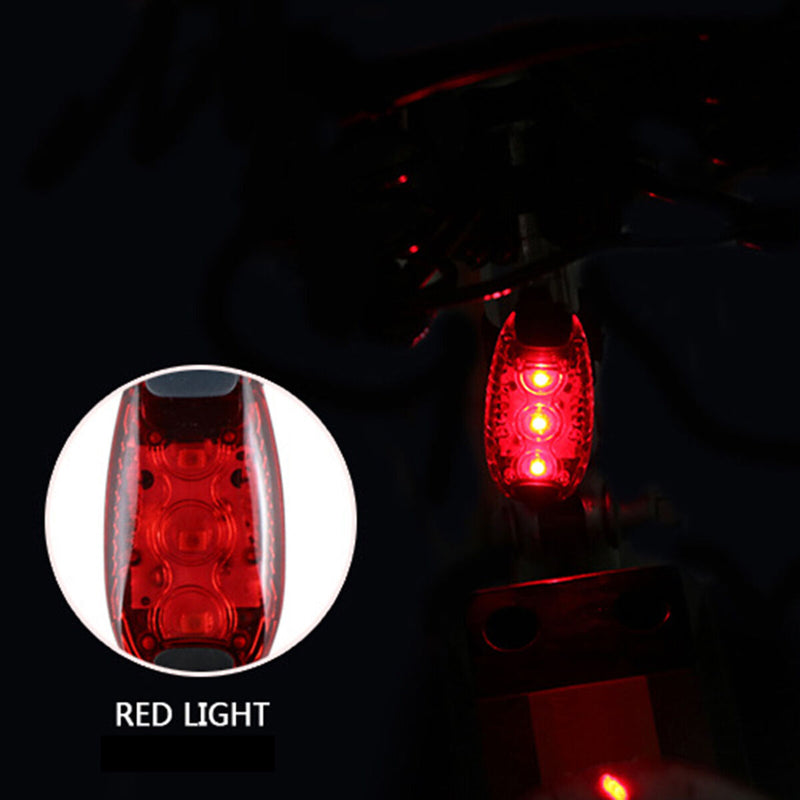 6-Pack LED Safety Light High Visibility Clip to Clothes Strap for Running Newly