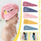 Hair Turban | Microfibre Head Wrap | Quick Dry Drying Bath Shower Hat Cap Pink~