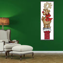 Subcross Stitch 14CT Cotton Thread Christmas Deer DIY Counted Embroidery