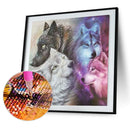5D DIY Diamond Painting Kits Full Round Drill Wolves Rhinestone Art Crafts Home
