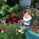 Creative Fishing Figures Waterproof Ingenious Design for Home Room Table Decor