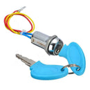 2 Wire Key Ignition Switch Lock Motorcycle Go Kart Electric Scooter Bike M0Y4