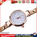 Fashion Luxury Rhinestone Bracelet Women Top Quartz Casual Watch Beige Newly