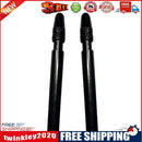 2x 60mm CNC Aluminum Alloy Presta Valve Extender Extension with Cap (Black)