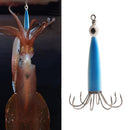 Squid Jig Fishing Lure Hook Octopus Artificial Hard Bait (Luminous Blue 8 Claw)