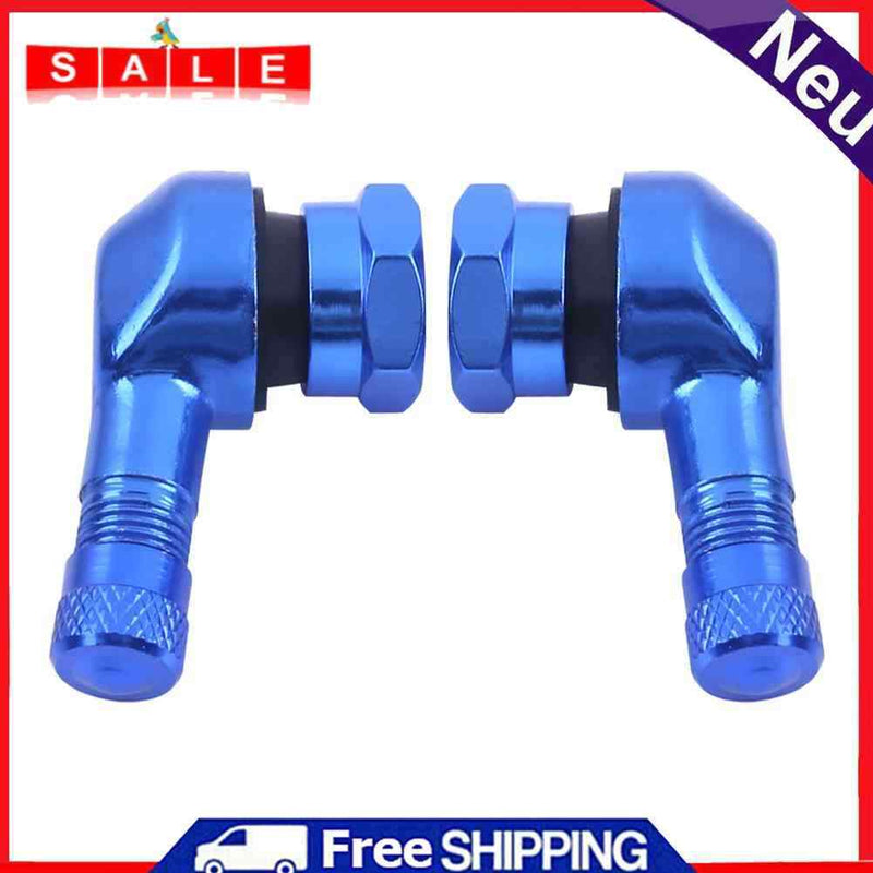 2pcs 90 Degree CNC Aluminum Motorcycle 11.3mm Rim Tires Tire Valve Stems Au