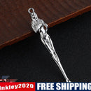 Portable Brass Ear Wax Pickers Keychain Pendant Ear Picks Spoon Curette (E)