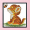 Naughty Animals Kit Stamped 11CT DIY Bedroom Handmade Cross Stitch Needlework