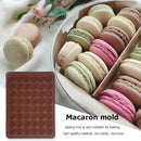 48 Holes Silicone Macaron Mold Non Stick DIY Fondant Pastry Baking Mat (B) Newly