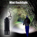 3 LED Mini Flashlight Key Chain Portable Torch Outdoor Hiking Camping Lights