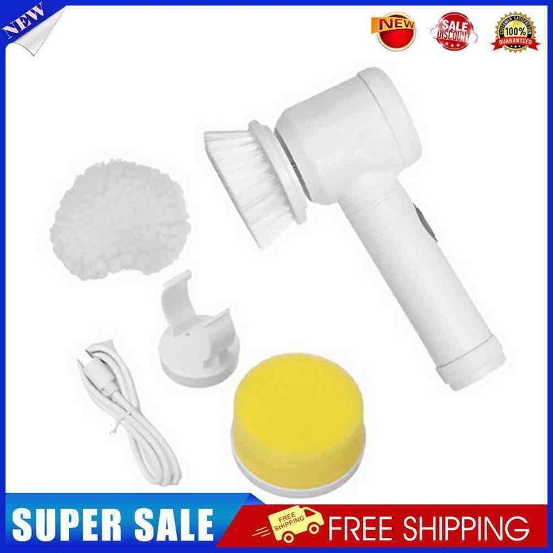 Portable Cleaning Brush Waterproof for Household Washing Tools (Rechargeabl