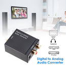 Digital to Analog Audio Converter TOSLINK SPDIF to RCA Audio Adapter (EU) Newly