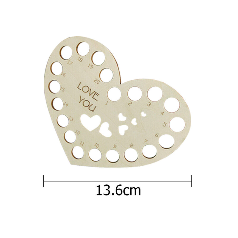 DIY Embroidered Hollow Thread Board Wooden Home Cross Stitch Needle Sewing To