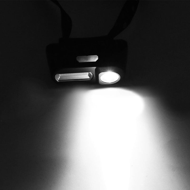 Work Light Head Lamp Fishing Lighting USB Rechargeable COB LED Glare Headlight