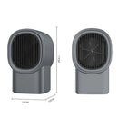 500W Electric Heater Mini Desktop Warmer Machine for Home Office (Grey EU) Newly
