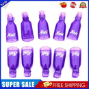 10pcs Plastic Gel Remover Clip Nail Soak Off Cap Gel Remove Tool (Purple)