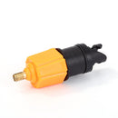 Air Valve Adapter Kayak Rowing Boat Pump Adaptor for SUP Board (Orange) Newly