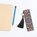 2pcs DIY Diamond Painting Leather Bookmark Mandala Tassel Crafts (FQY041)