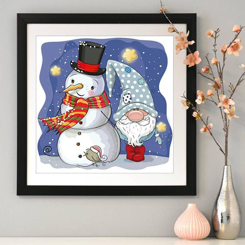 Snowman Goblin 5D DIY Full Drill Diamond Painting Picture Rhinestone Mosaic Art