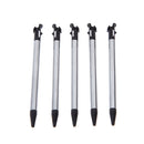 5Pcs/Set Portable Game Touch Pen Extendable 2 in 1 Mini Metal Stylus Touchscr