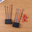 2pcs LED Lamp Touch 3 Way Dimmer Switch with Wiring Caps Light Dimming Sensor