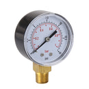 0/15 PSI 0/1 Bar Pressure Gauge Fuel Air Compressor Meter Hydraulic Pressure Test
