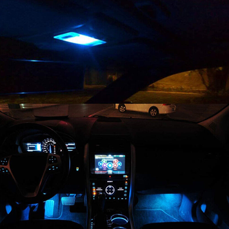 10pcs 31/36mm Car Interior Dome Light Replacement Auto License Plate LED Lamps