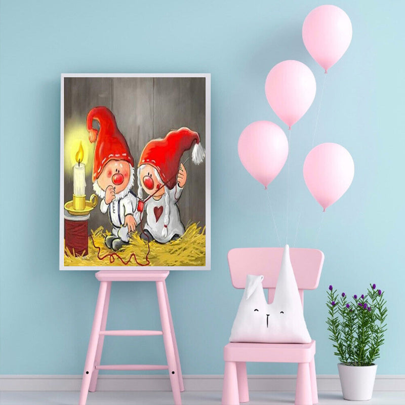 40x50cm Paint By Numbers Gnome Oil for Adults Children Room Home Wall Decor Gift
