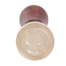 Retro Wax Stamp Wood Handle DIY Scrapbooking Envelope Sealing Stamp Seal(A)