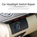 Headlight Switch Repair Cover for Mercedes-Benz W164 2007-2011 (Black A) Newly