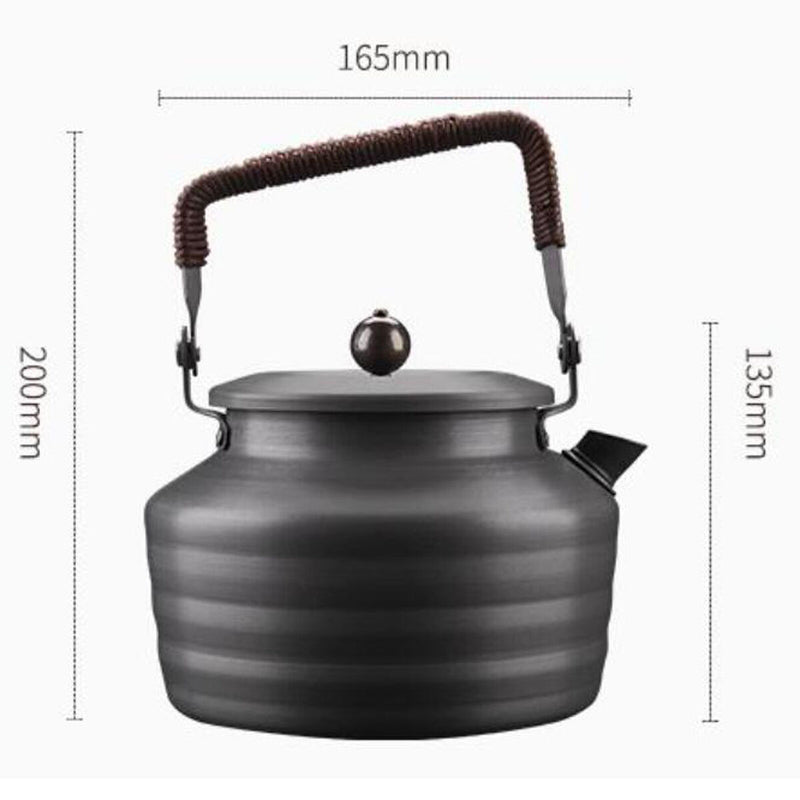 Tragbare Outdoor Aluminium Wasserkocher Tee Kaffee Topf Camping Wandern