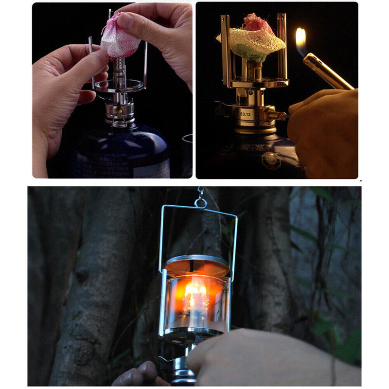 Outdoor Camping  Gas Lantern Mantles Safety Kerosene Lamp Gauze Light