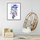 5D Diamond Painting Kit DIY Flower Dreamcatcher Full Round Drill Rhinestone