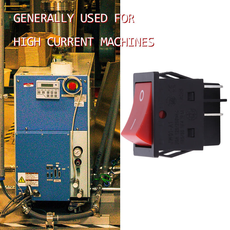 GS11021-01 Push Button Switch 4-Pin AC125/250V 30A ON/OFF Toggle Rocker Switches