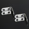 20 Pack Corner Brace Metal Joint Right Angle Support Brackets Fastener L Shape