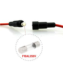 Car Cigarette Lighter Cable 1m/3.3ft 18AWG 10A Powe Cable Wire Cord w/ Fuse