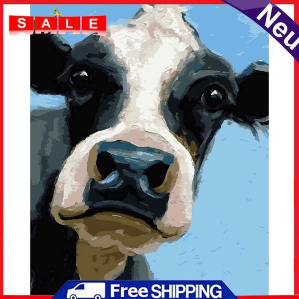 Oil Paint Cattle By Numbers Coloring Picture Digital